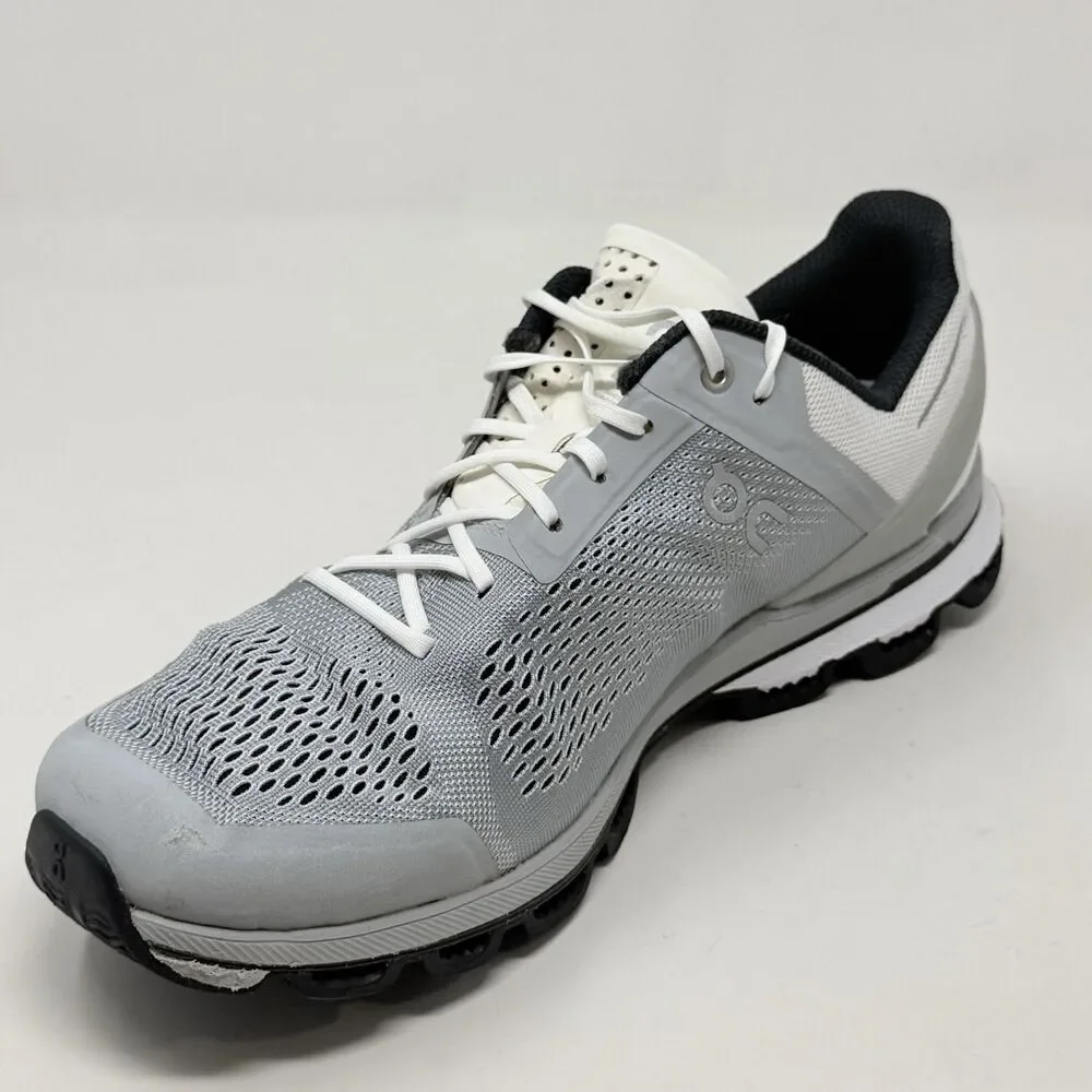 On Cloudsurfer Running Shoes Mens 10.5 Gray White Mesh Lightweight Sneakers - Picture 9 of 16